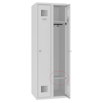 Fém polc 400 mm széles