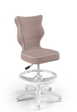 Otočná stolička Petit, pre výšku od 133 do 159 cm - ružová