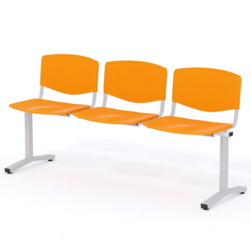 Wartezimmerbank T3 Plastik
