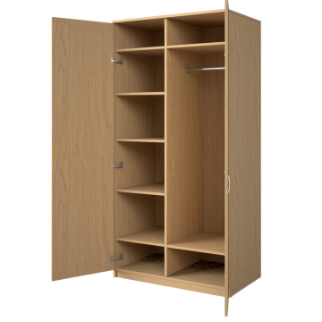 Doppeltüriger Holzschrank D01
