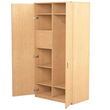 Doppeltüriger Holzschrank D02