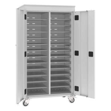 Elektronik-Ladewagen WNL 213 + mit 230 V schuko, USB A + C Steckdosen