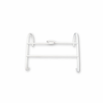 Metall-Urinbeutelhalter – weiß