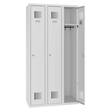 3 ajtós fém öltözőszekrény Sum 330 W