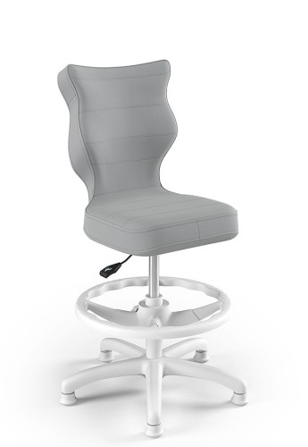 Otočná stolička Petit, pre deti od 119 do 142 cm - šedá