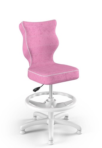 Otočná stolička Petit, pre deti od 119 do 142 cm - ružová