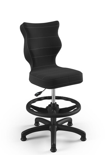 Otočná stolička Petit, pre výšku od 133 do 159 cm - antracit