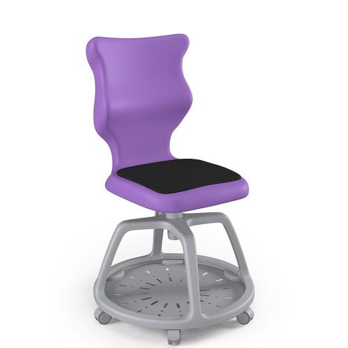 Školská stolička s poduškou na kolieskach PR-PS - viac farieb