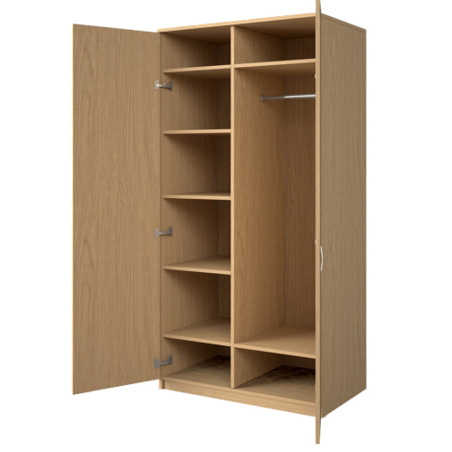 Doppeltüriger Holzschrank D01