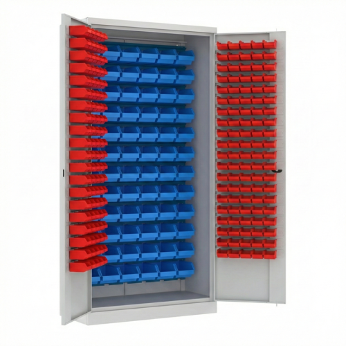 Schrank mit Plastikboxen Swm 205