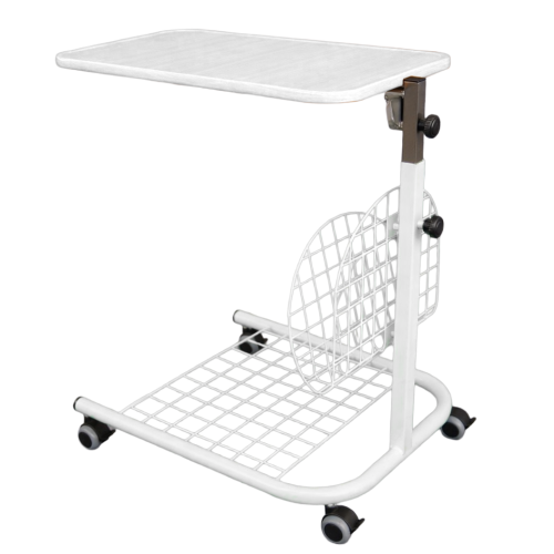 Betttisch zum Essen mit weißer Tischplatte Z641