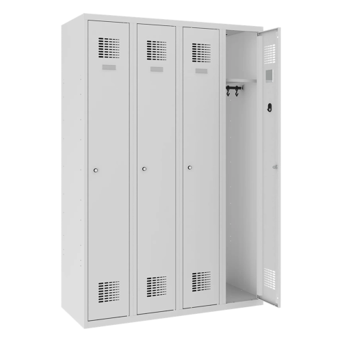 4 ajtós fém öltözőszekrény Sum 340 W