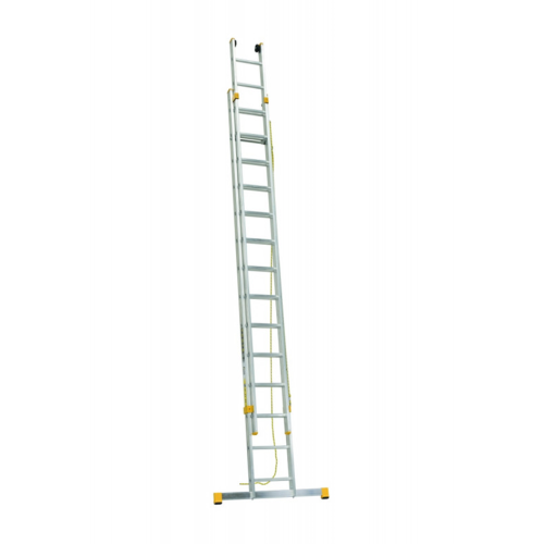 Dvojdielny hliníkový rebrík s lanom 83xx - typy od 2x14 do 2x20