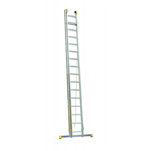 Dvojdielny hliníkový rebrík s lanom 88xx - typy od 2x14 do 2x20