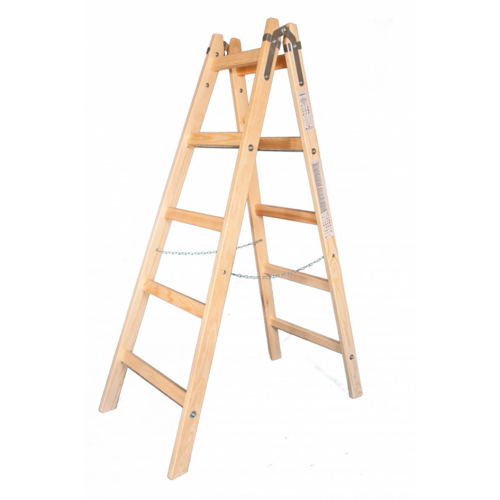 Obojstranný drevený rebrík 89xx - typy od 2x3 do 2x10
